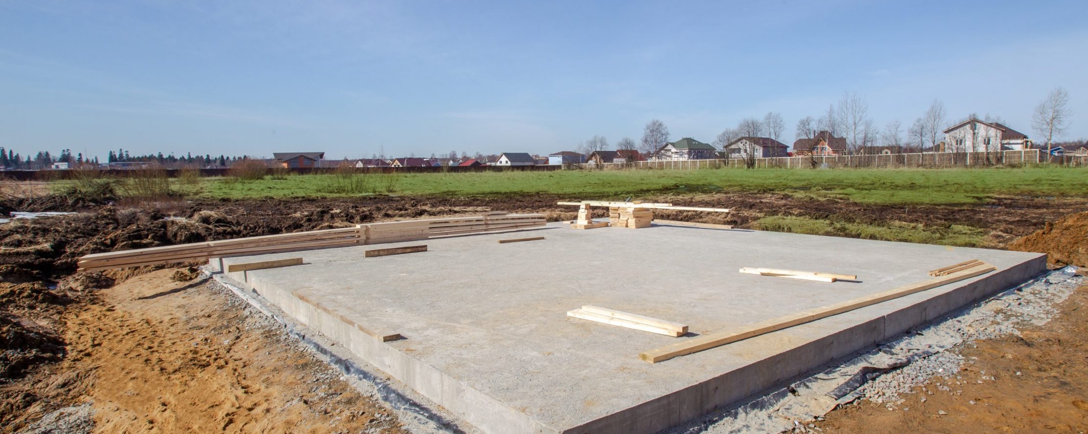 Laying,The,Foundation.,Construction,Works.,The,Foundation,For,The,House.